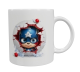 Marvel 3D Optik Keramik-Tasse – Superheld Design (330 ml)