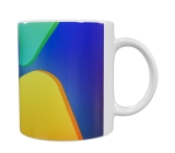 Keramik-Tasse – Buntes Abstrakt-Design (330 ml)