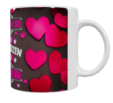 Spruch-Tasse „Beste Freundin“ – Keramik (330 ml)