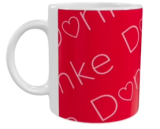 Spruch-Tasse „Danke“ – Keramik (330 ml)