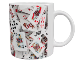 Karten Keramik-Tasse – Spielkarten-Motiv (330 ml)