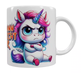 Grimmiges Einhorn Keramik-Tasse – „Ich kann das nicht mehr“ (330 ml)