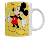 Mickey & Minnie Mouse Keramik-Tasse – Gelb (330 ml)