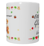 Glückstasse – Keramik (330 ml) mit Wunschnamen