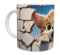 Cat Keramik-Tasse – 330 ml