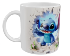 3D Cartoon Keramik-Tasse – Stitch-Motiv (330 ml)