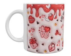 Valentinstag Keramik-Tasse – "Will You Be My Boo?" (330 ml)