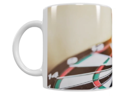 Vereins Keramik-Tasse – Darts (330 ml)