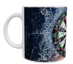 Vereins-Tasse – Dartmotiv (330 ml)