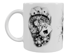 Vereins Keramik-Tasse – Glücksspiel-Motiv (330 ml)