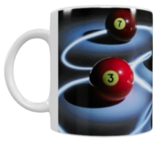 Vereins Keramik-Tasse – Pool-Billard (330 ml)