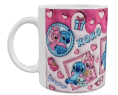 Valentinstag Keramik-Tasse – Rosa (330 ml)