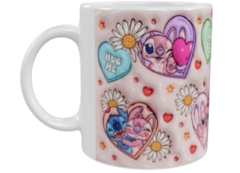 Valentinstag Keramik-Tasse – Rosa (330 ml)