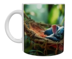 Stitch Keramik-Tasse – Dschungeltraum (330 ml)
