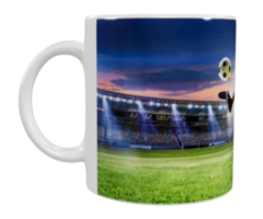 Fußball Keramik-Tasse – Stadion-Motiv (330 ml)