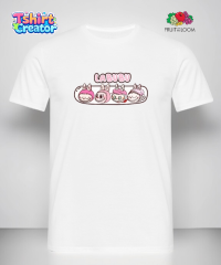 Fruit of the Loom T-Shirt – Labubu T-Shirt – Weiß (Größe L)