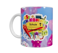 Schulkind Keramik-Tasse – „Ich komme!“ (330 ml)