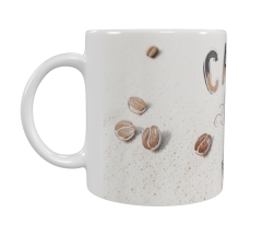 Caffè Latte Keramik-Tasse – Kaffee Design (330 ml)
