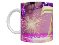 Geburtstags Keramik-Tasse – 70. Geburtstag (330 ml)