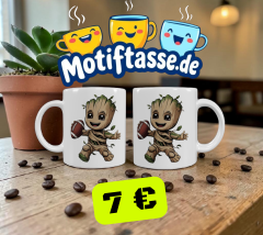 Groot Keramik-Tasse – Weiß (330 ml)