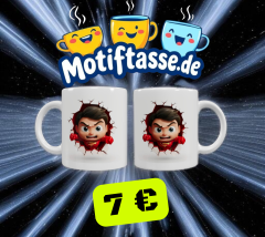 Marvel 3D Optik Keramik-Tasse – Superheld Design (330 ml)