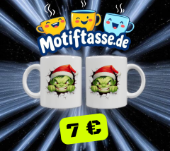 Marvel 3D Optik Keramik-Tasse – Weihnachts-Goblin Design (330 ml)
