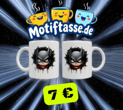 Superheld 3D Optik Keramik-Tasse – 330 m
