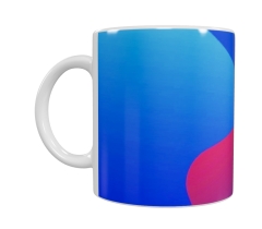 Keramik-Tasse – Buntes Abstrakt-Design (330 ml)