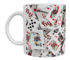 Karten Keramik-Tasse – Spielkarten-Motiv (330 ml)