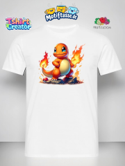 Charmander Style – Pokémon T-Shirt