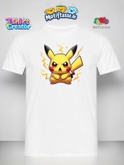Motivtasse-Style trifft Pokémon – Pikachu T-Shirt