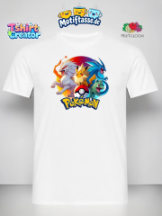Pokémon Power Trio T-Shirt – Pikachu, Glurak & Freunde