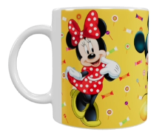 Mickey & Minnie Mouse Keramik-Tasse – Gelb (330 ml)