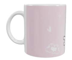 Mickey & Minnie Keramik-Tasse – Rosa (330 ml)